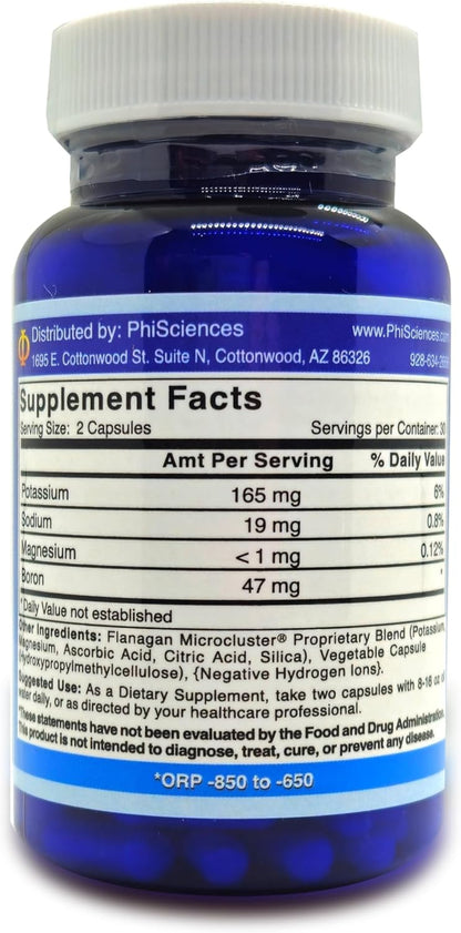 Phi Sciences MegaHydrate supplement bottle with white cap on a white background