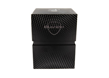 Product packaging of the Phi Series Phi 4 in a sleek black design with a dotted pattern for modern interiors.