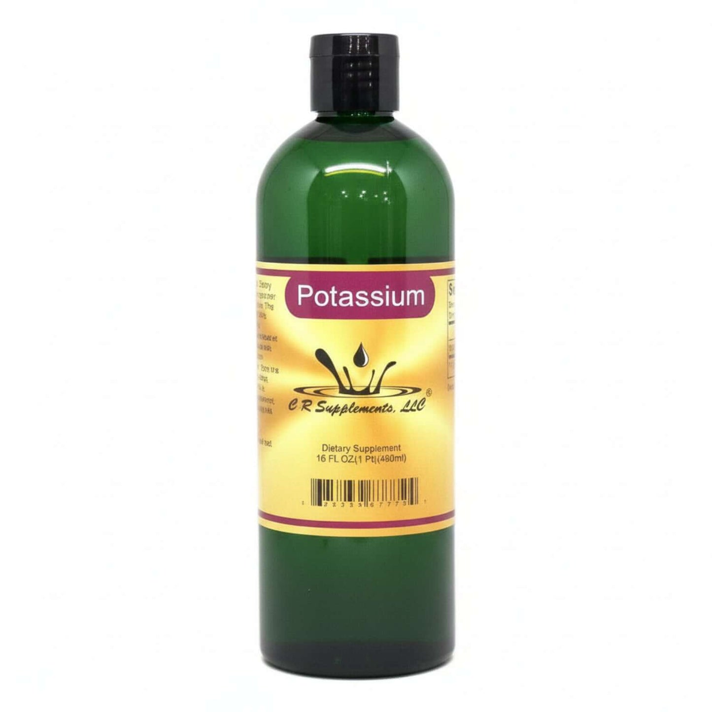 Potassium for Cardiovascular Health and Cell Hydration supplement.