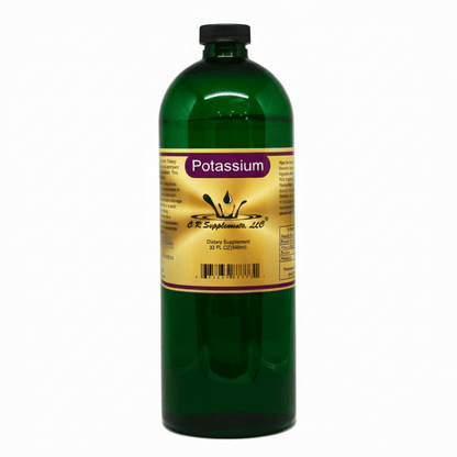Potassium for Cardiovascular Health and Cell Hydration supplement.