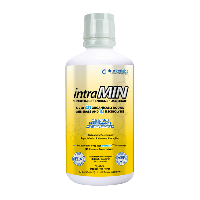intraMIN - Organic Liquid Trace Minerals, high absorption fulvic acid supplement.