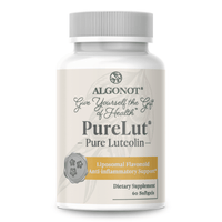 PureLut Natural Cognitive Support for Attention and Focus dietary supplement by Algonot in softgel form.