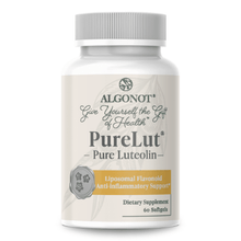 PureLut Natural Cognitive Support for Attention and Focus dietary supplement by Algonot in softgel form.