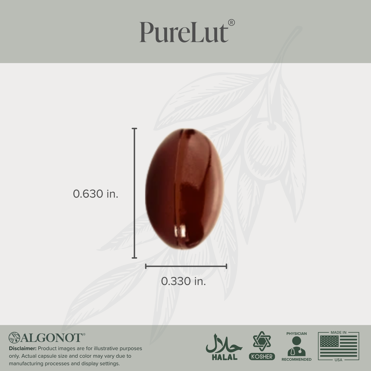 PureLut Natural Cognitive Support for Attention and Focus