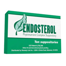 Box of Endosterol Phytonutrient Complex Suppository with green and white design