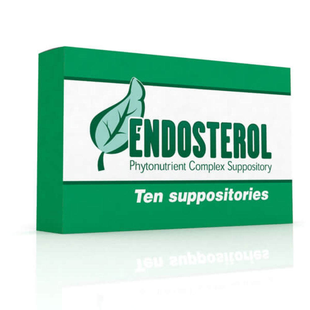 Box of Endosterol Phytonutrient Complex Suppository on a white background