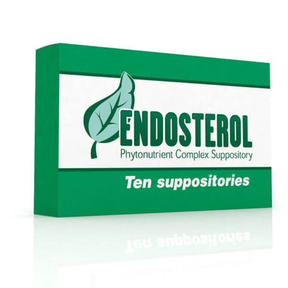 Box of Endosterol Phytonutrient Complex Suppository on a white background