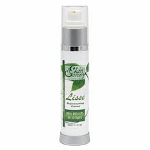 Skin Sorcery xkincare cream bottle labeled 'Lisse Rejuvenating Creme' with green leaf design on a white background
