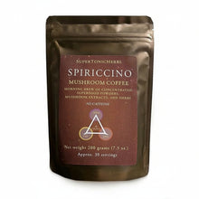 Spiriccino mushroom coffee package on a white background