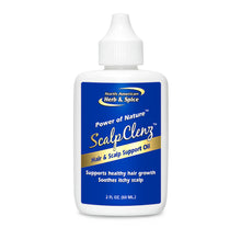 ScalpClenz Hair and Scalp Oil bottle, a scalp oil for hair health that supports healthy hair growth and soothes itchy scalp.