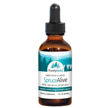 SpruceAlive Drops for Natural Vitality and Energy bottle.