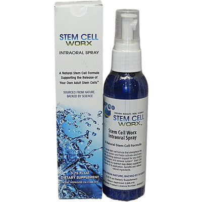 Stem Cell Worx for Adult Stem Cell Activation spray bottle.