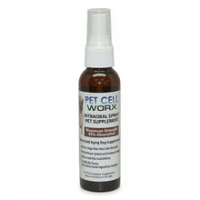 Pet Cell Worx for Animal Longevity and Stem Cell Support spray bottle.