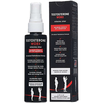 Testosterone Worx for Natural Hormonal Balance bottle.