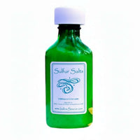 Bottle of Sulfur Salts, an Ionic Mineral Complex for electrolyte balance and systemic harmony.
