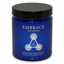 Embrace for Lovers herbal supplement jar featuring Chinese Herbs for Libido, 90 grams powdered extract by Rehmannia Dean Thomas.