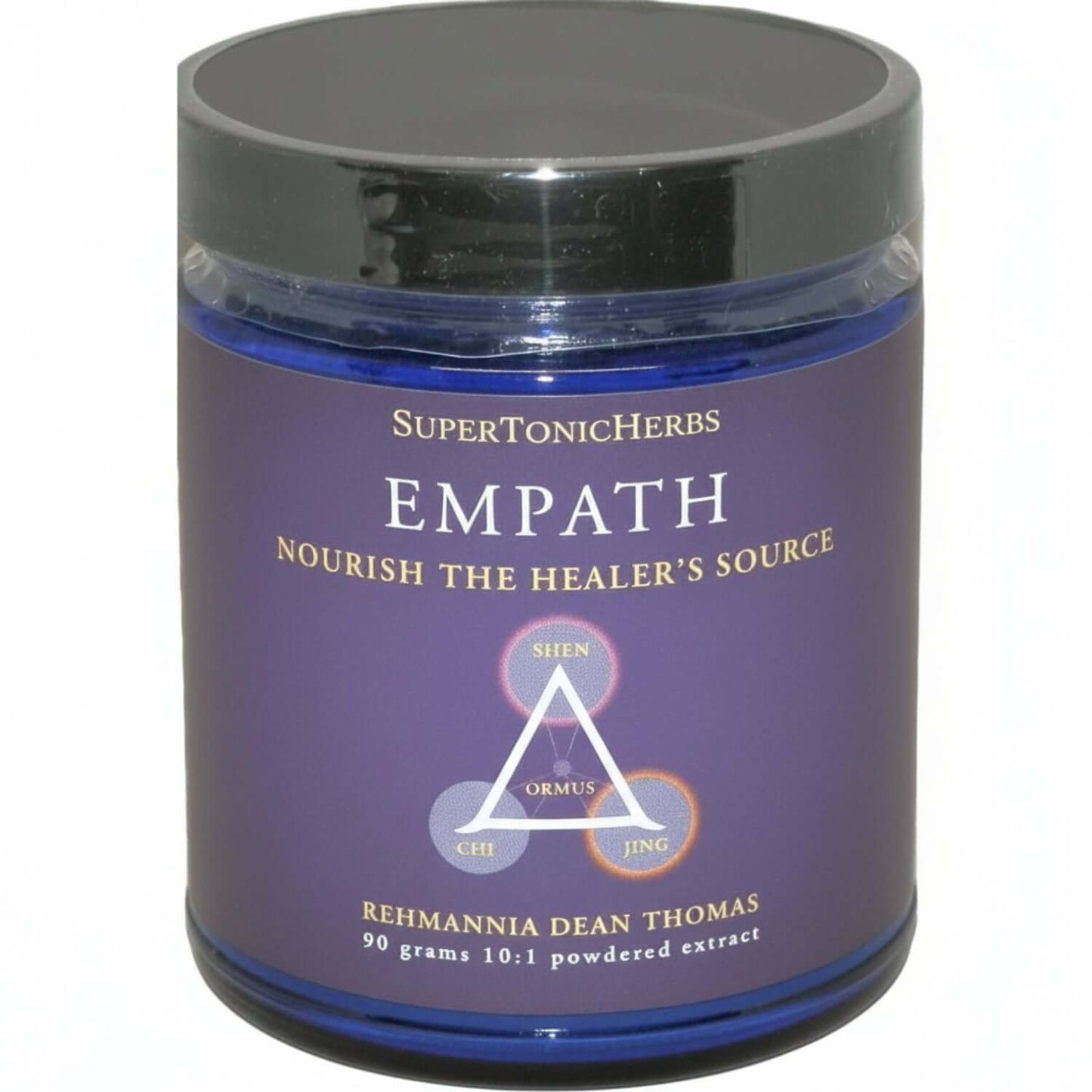 Empath by SuperTonicHerbs, a natural support for empaths and healers in a 90 gram powder extract container.