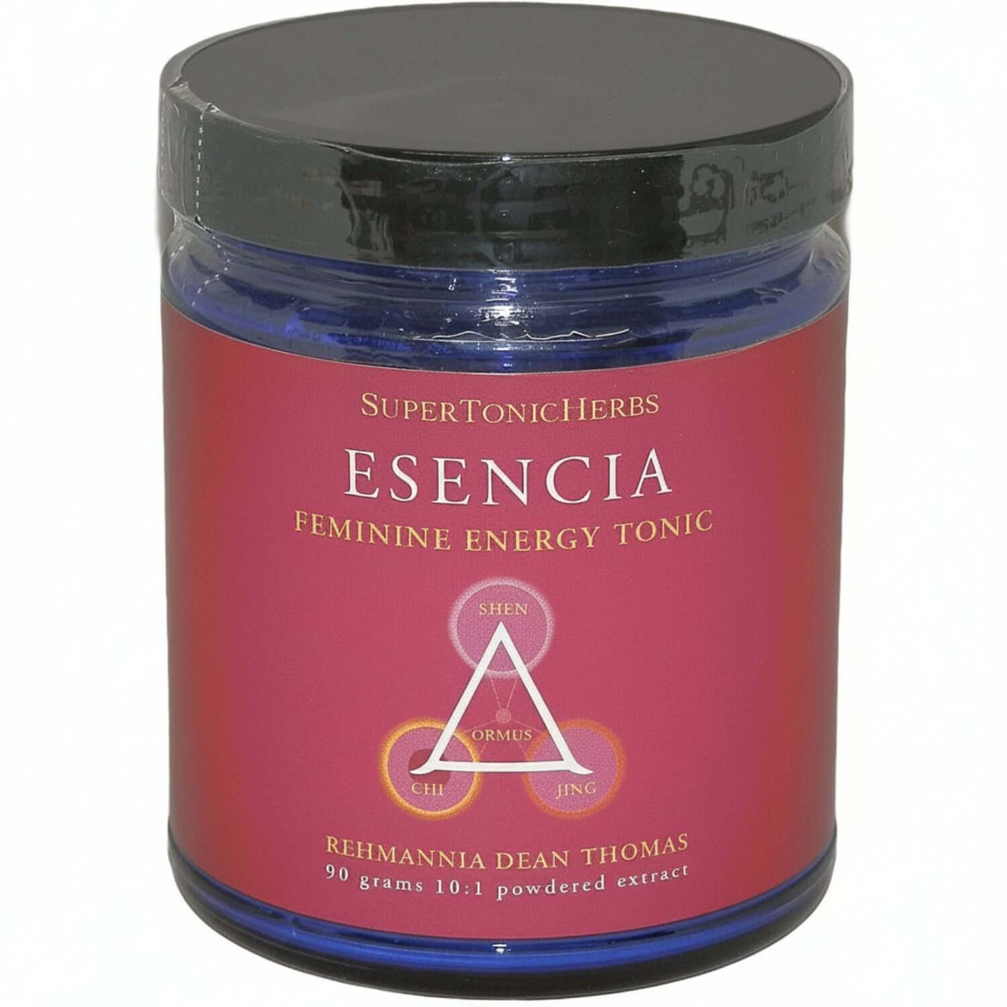 Esencia Feminine Energy Tonic by SuperTonicHerbs, Chinese Herbs for Female Hormonal Balance in vibrant packaging.