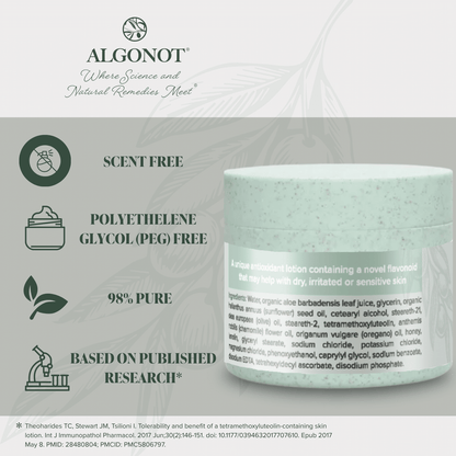 GentleDerm - Antioxidant Sensitive Skin Moisturizer product container, scent-free formula designed for sensitive skin.