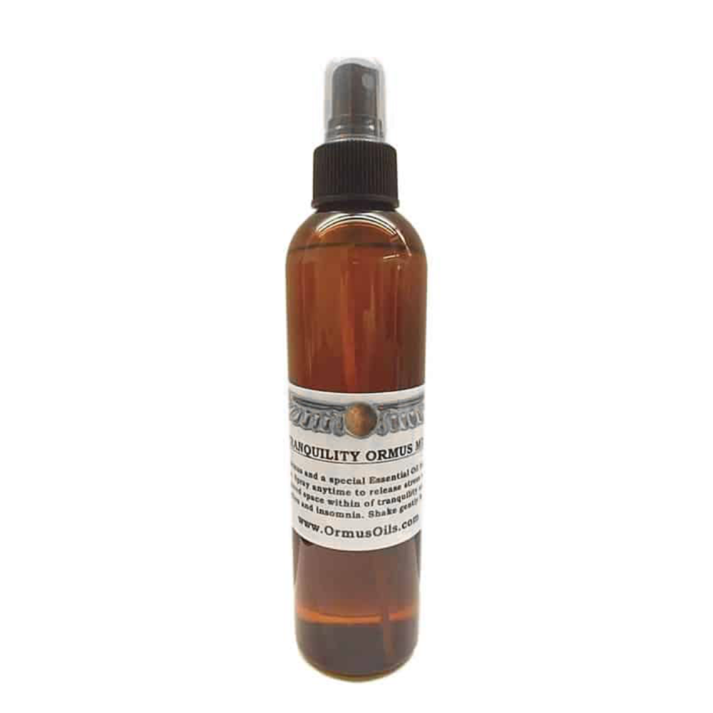 Brown Ormus Mist 60ml bottle with a label on a white background