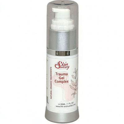 Trauma Gel for Topical Skin Repair and Cooling Relief tube.