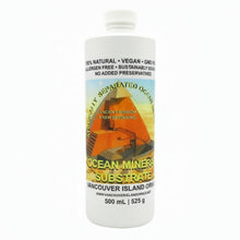 Bottle of Ocean Mineral Substrate 500ml with label on a white background