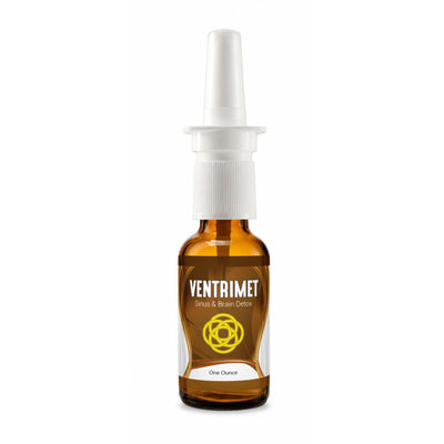 Ventrimet - Nasal Biofilm Clearance Spray bottle for sinus and brain detox, one ounce.