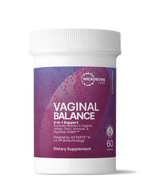 Vaginal Balance dietary supplement by Microbiome Labs for Support for Healthy Vaginal pH Balance.