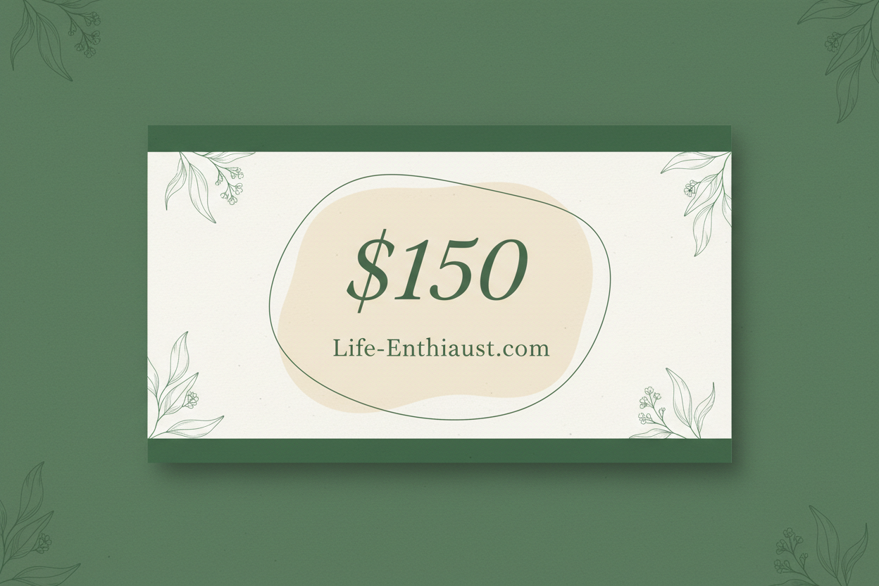 Life Enthusiast $150 Gift Card