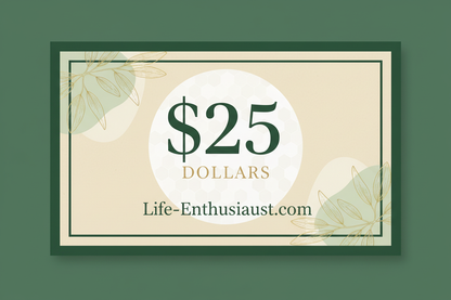 Life Enthusiast $25 Gift Card