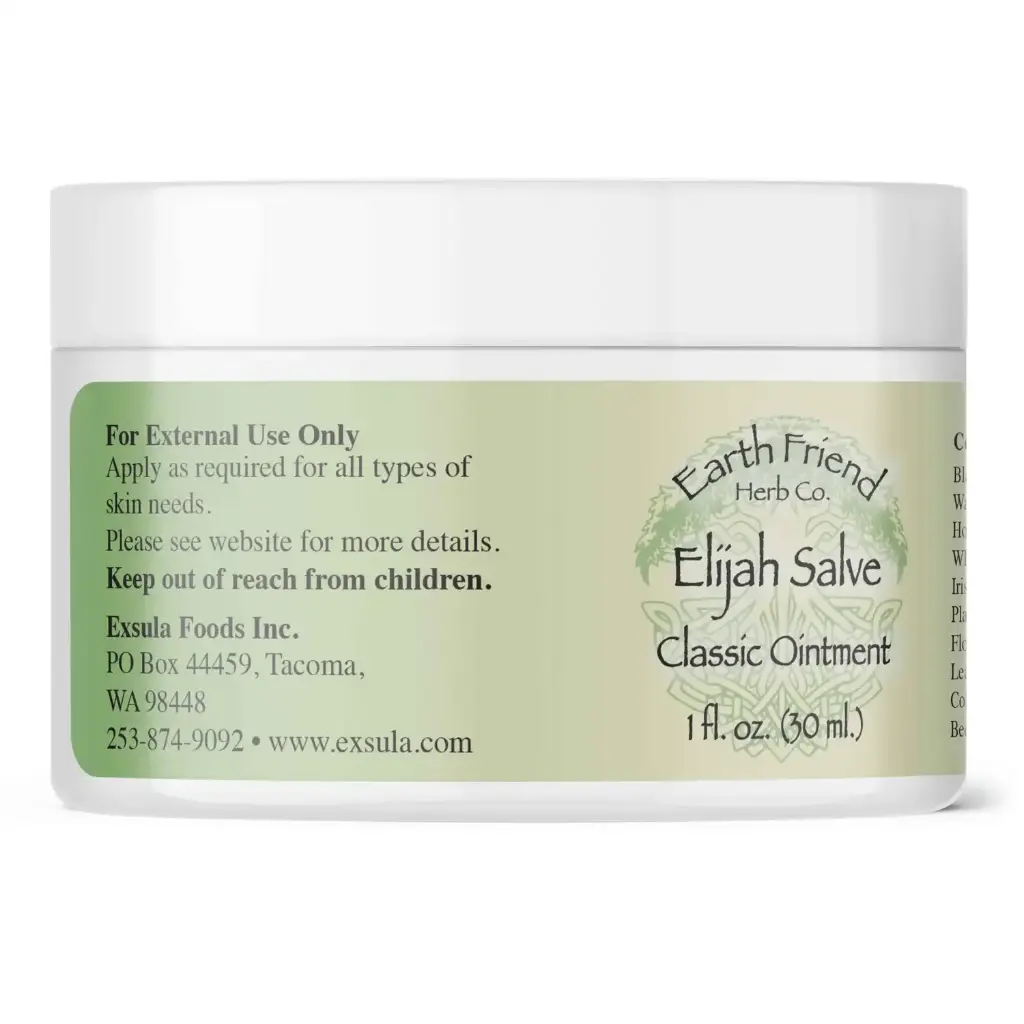 Elijah-Salve Classic Ointment  1oz Left Panel