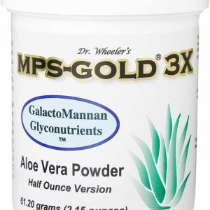 MPS-Gold 3X GalactoMannan Glyconutrients Aloe Vera Powder 2.15 oz