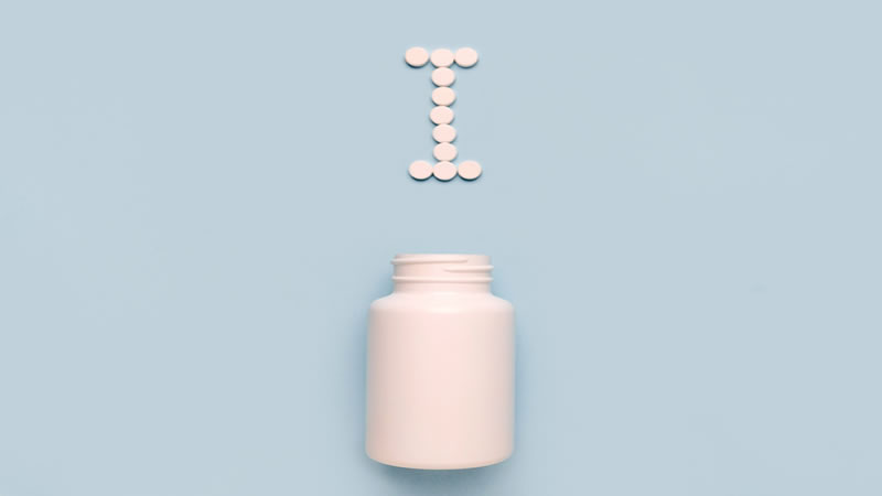 Iodine Pills and bottle